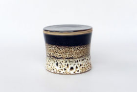 Beurrier à eau brun moucheté, Terr'Ame, atelier-boutique de céramique de Véronique Bélier, Trévoux, Ain