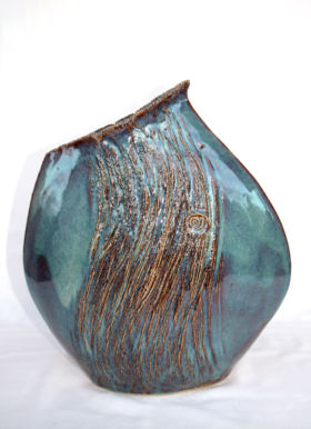 Détail Vase texturé_Terr'Ame_Véronique Bélier_Trévoux