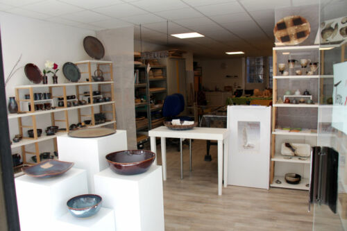 Terr'Ame, atelier-boutique de céramique de Véronique Bélier, Trévoux, Ain