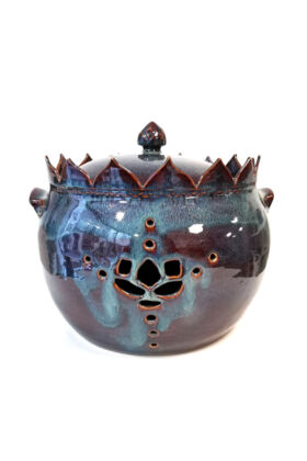 Grand pot à oignons lotus_Terr'Ame_Véronique Bélier_Trévoux