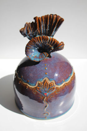 Grande boîte céramique poterie Terr'Ame Véronique Belier Trévoux