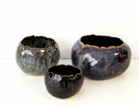 Trois bols pincés Trois bols pincés_Terr'Ame_Cours et stages_Véronique Bélier_Trévoux