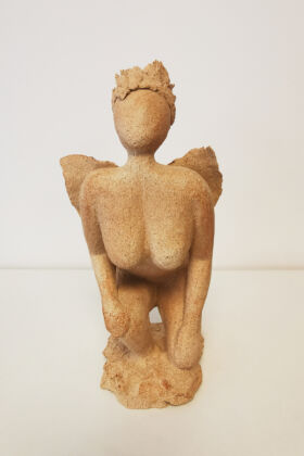 L'envol L'envol sculpture spiritualité féminin sacré poterie céramique modelage Terr'Ame Véronique Belier Trévoux Ain