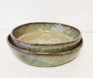 Assiettes creuses cours modelage céramique poterie Terr'Ame Véronique Belier Trévoux