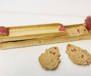 Porte encens cours stages poterie céramique modelage Terr'Ame Véronique Belier Trévoux Ain