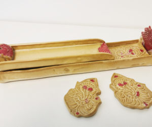 Porte encens_inspiration Ganesh Porte encens cours stages poterie céramique modelage Terr'Ame Véronique Belier Trévoux Ain