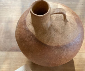 Vase Terre brute Vase cours modelage céramique poterie Terr'Ame Véronique Belier Trévoux