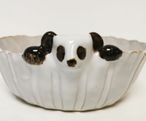Bol panda cours modelage céramique poterie Terr'Ame Véronique Belier Trévoux